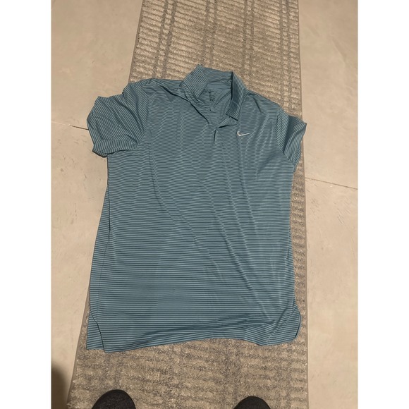 Nike Other - Nike Dri-FIT Striped Polo Shirt Mens XXL Blue Green Golf Top FZ5647-464